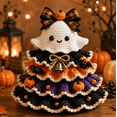 thumbnail image 5 of Halloween Crochet Tabletop Decor DIY Kit – Beginner-Friendly Yarn Craft Set with Pumpkin Bat Accents, Stitch Your Own Spooky Character, Seasonal Home Decoration Gift,Bat, 5 of 8