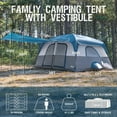 thumbnail image 2 of PORTAL Family Camping Tent for 6/8/10 People with Porch Tall Height Good Ventilation Water Resistant Ideal for Outdoor Camping Backyard, 2 of 7