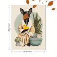 thumbnail image 3 of Chihuahua Robe Wall Art Canvas 15.75x11.81 Inches, 3 of 8