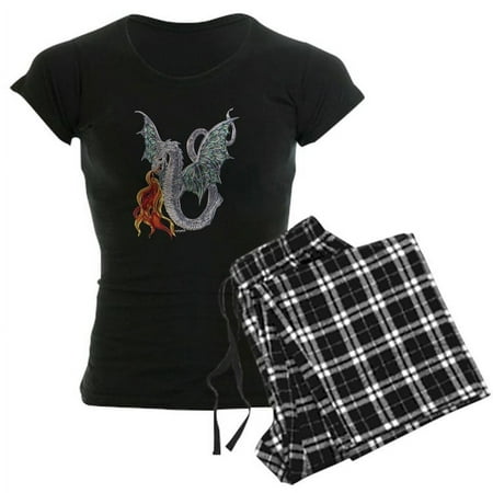 

CafePress - Dragon_Fire_10X10b - Women s Dark Pajamas