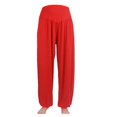 thumbnail image 4 of Pantalones harén de mujer de ropa deportiva vintage, pantalones largos sueltos de yoga, pantalones anchos deportivos bohemios para danza del vientre, ropa de yoga, 4 of 5