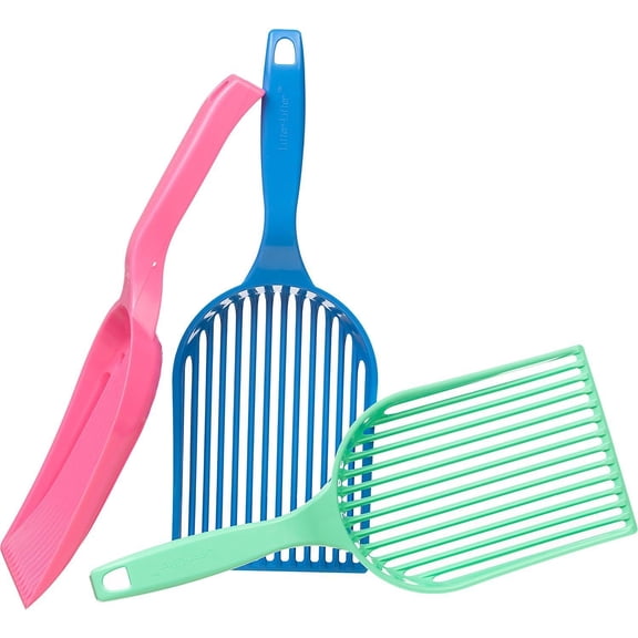 The Litter Lifter Magic Scoop Eliminates Sifting Minimizes Dust Assorted Colors
