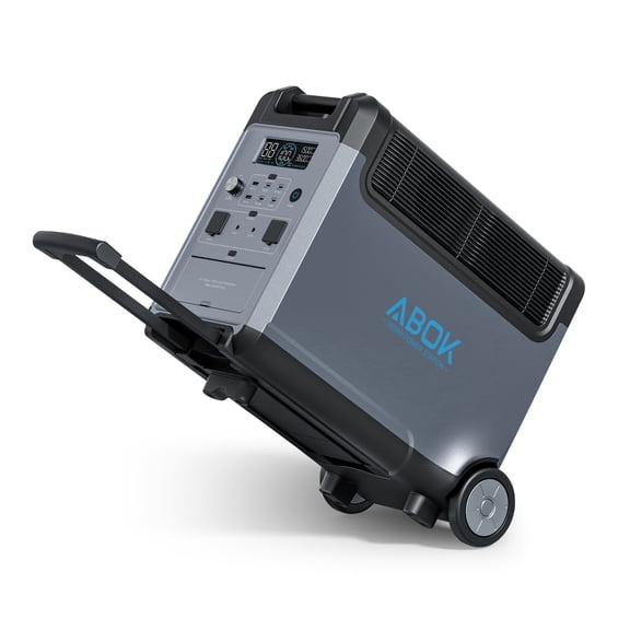 ABOK Ark3600 Portable Power Station 3840Wh 3600W Solar Generator LiFePO4 Battery for Home Backup and Outdoor Use