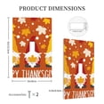 thumbnail image 3 of Fotbe Happy Thanksgiving Three Gnomes Print Duplex Receptacle Wall Plate, 1-Gang 5.0" x3.0" Wall Outlet Covers, Dual Outlet Faceplates Covers, Color-matched Screws Included-Style T, 3 of 6