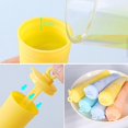 thumbnail image 3 of Coofit 2.6oz Kids Silicone Ice Pop Mold Reusable Ice Cream Mold Popsicle Mold with Lid, 3 of 10