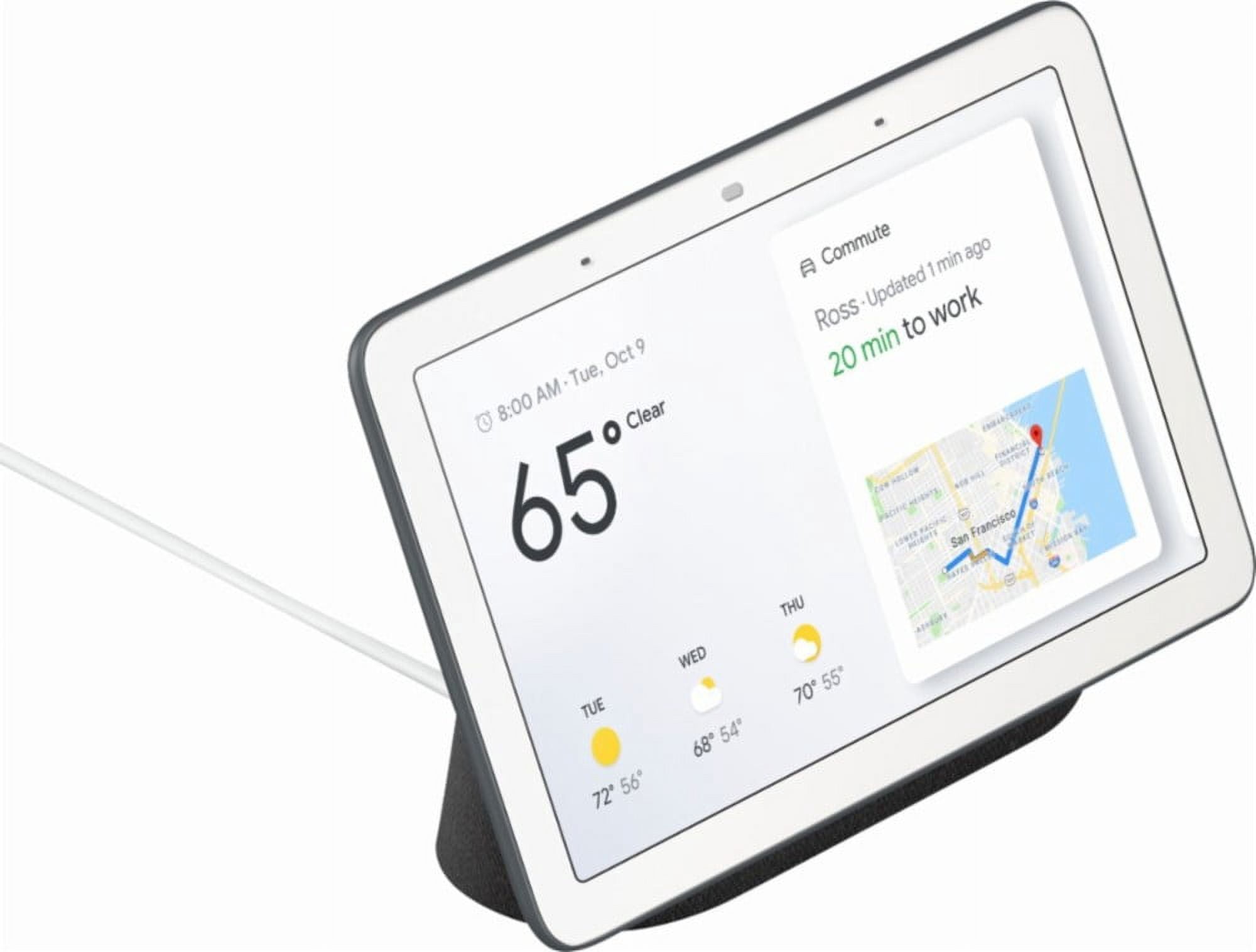 Google Nest Hub Smart Display With Google Assistant - Chalk Color
