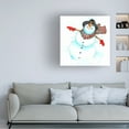 thumbnail image 3 of Wendy Edelson 'Santas Snowmen 2' Canvas Art, 3 of 4