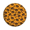 thumbnail image 3 of Spare Tire Cover, halloween pumpkins cute Wheel Cover Tire Covers for Trailers Car Truck Camper Universal Tire Covering Fits Diameter 16 inch, 3 of 7