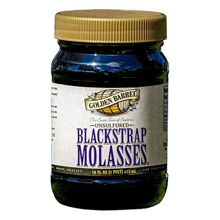 Golden Barrel Blackstrap Molasses, 16 fl. oz. (Best Way To Eat Blackstrap Molasses)