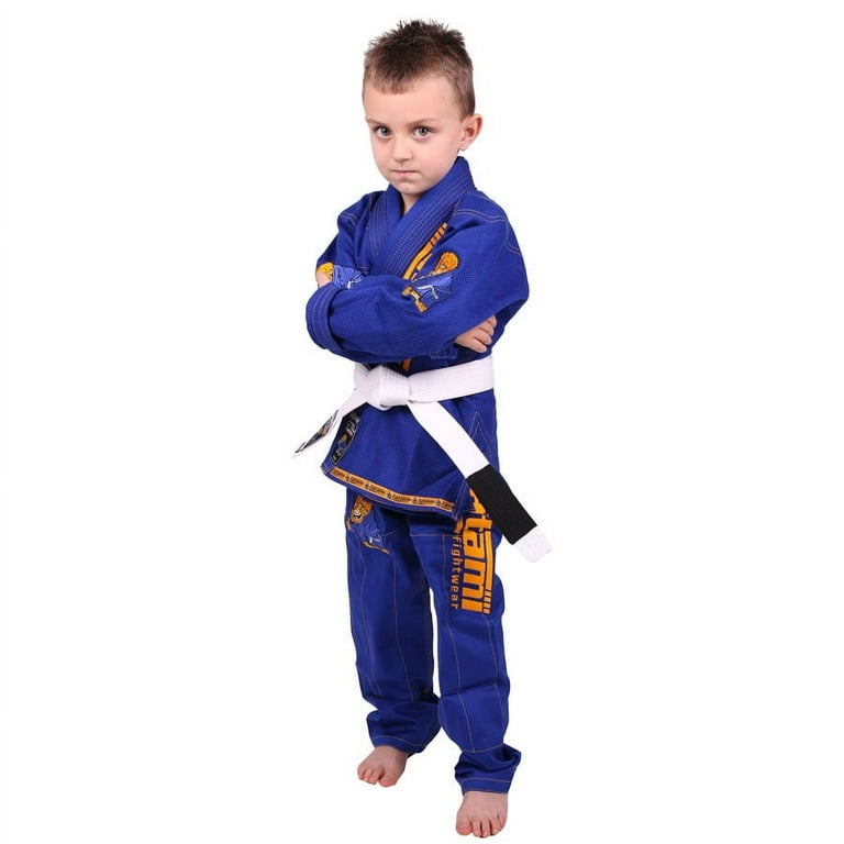 Ippon Gear Rookie Tuta BJJ Per Bambini E Principianti – Blu, Taglia Unica (Giovani)