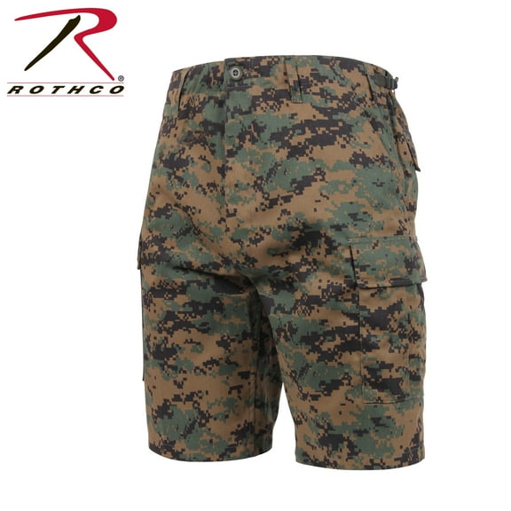Rothco Digital Camo BDU Shorts,Woodland Digital Camo,Large