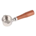 thumbnail image 2 of 51mm Bottomless Portafilter 51mm Portafilter 2 Ear Stainless Steel Portafilter Coffee Bottomless Portafilter Replacement for EC0310 Coffee Machine Maker 51mm 2 Ear Portafilter, 2 of 8
