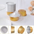 thumbnail image 4 of Capacillos para Cupcakes de Aluminio, Tazas de Papel Desechables para Postres de 50 Piezas, Vasitos para Postres con Tapa, Moldes de Hornear para Cupcakes, 4 of 4