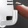 thumbnail image 4 of Kumdkd No-Drill Adhesive Hooks, Stainless Steel Bathroom Organizers, Traceless Wall Hooks, Space-Saving Closet Hangers for Towels, Coats & Pots, 4 of 6