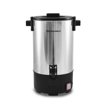 Elite Cuisine Stainless Steel 30 cup Coffee Urn