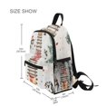 thumbnail image 3 of FORMRS School Backpack with Front Zippered Pocket 12" Student Travel Daypack, Holiday Train, 3 of 6