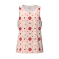 thumbnail image 4 of Fotbe Strawberry Pattern Men's Quick Dry Workout Tank Top Gym Muscle Tee Fitness Bodybuilding Sleeveless T Shirt Breathable Workout Shirt-, 4 of 9