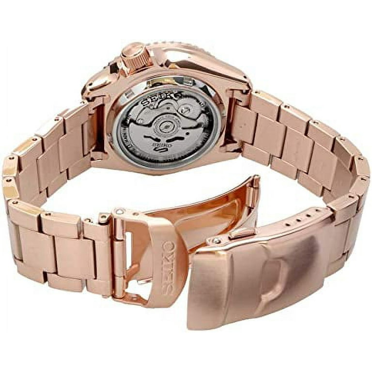 Seiko 5 Automatic Rose Gold-tone Men's Watch, 42.5mm, Stainless