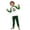 Kids, variant on Yuaguia Family Matching Christmas Pajamas Set, Long Sleeve Raglan Tops with Santa Hat Antlers Letter O, Green Black Plaid Pants Holiday Loungewear Sleepwear Outfits, Baby 3 Months