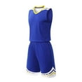 thumbnail image 6 of Gym Outfits for Teens Boys 2 Piece Quick-Dry Athletic Workout Sets Size 4-14 Kids Sleeveless Tank Tops and Shorts Basketball Track Suits, 6 of 7