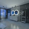 thumbnail image 6 of Sinber 36" Round Makeup Vanity Wall LED Bathroom Mirrors with Illuminated Light and D-Fog MA04R36TD-OK, 6 of 13