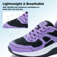 thumbnail image 5 of JOYFON Womens Walking Shoes with Arch Support Orthotic Plantar Fasciitis Foot Pain Relief Sneakers Tennis Shoes PurpleBlack Size 11, 5 of 5