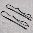 thumbnail image 2 of LEEYNEER 2pcs Pants Suspenders  Girls Adjustable Black PU Practical Design Daily Wear, 2 of 7