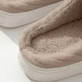 thumbnail image 3 of Dakaela House Slippers for Women Men Fleece Lined Winter Warm Bedroom Slides Non Slip Indoor House Shoes, 3 of 5