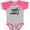 Baseball Heather and Hot Pink, variant on Inktastic I Hooked Gigi's Heart with Fishing Rod Boys or Girls Baby Bodysuit
