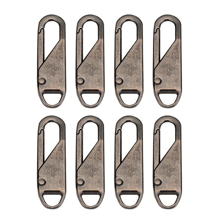 

Tall Bins for Storage 8PC Universal Detachable Zipper Puller Metal Rubber Zipper For Bags And Clothes Quilt Storage Containers
