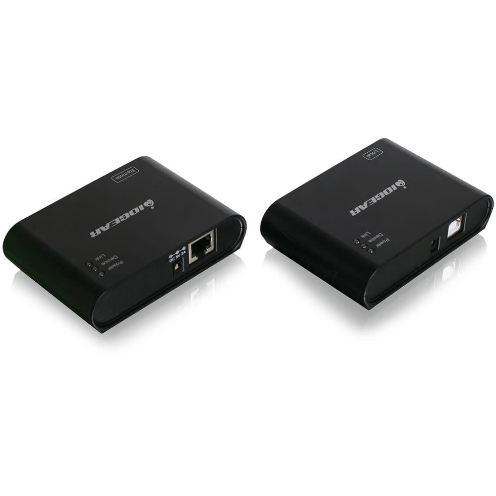 Hjelm bakke Skærm IOGEAR USB 2.0 4-Port BoostLinq Ethernet Kit, Black - Walmart.com