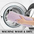 thumbnail image 6 of Bathroom Rug Non Slip Bath Mat for Bathroom (16 x 24, Lavender) Water Absorbent Soft Microfiber Shaggy Bathroom Mat Machine Washable Bath Rug for Bathroom Thick Plush Rugs for Shower, 6 of 6