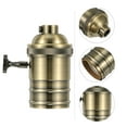 thumbnail image 3 of Shisuyan Light Bulbs Socket Retro Green Copper 1Pcs 2.8x1.3x1.2in, 3 of 8