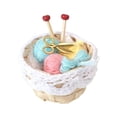 thumbnail image 2 of Bolas de hilo en miniatura,Miniaturas de casa de muñecas: bolas de lana en miniatura,Bolas de hilo para tejer como accesorio para casa de muñecas a escala 1:12,Bolas de hilo decorativas para, 2 of 8