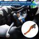 thumbnail image 3 of Palancas de freno y embrague cortas Unique Bargains para BMW F650GS 2008-2012, palanca de freno ajustable en 6 posiciones, aleación de aluminio T6 6061, naranja, 1 par, 3 of 7