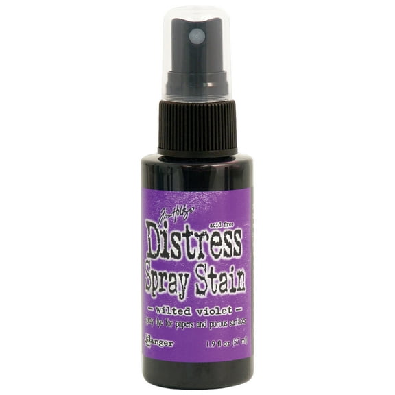 Tim Holtz Distress Spray Stain 1.9oz-Wilted Violet