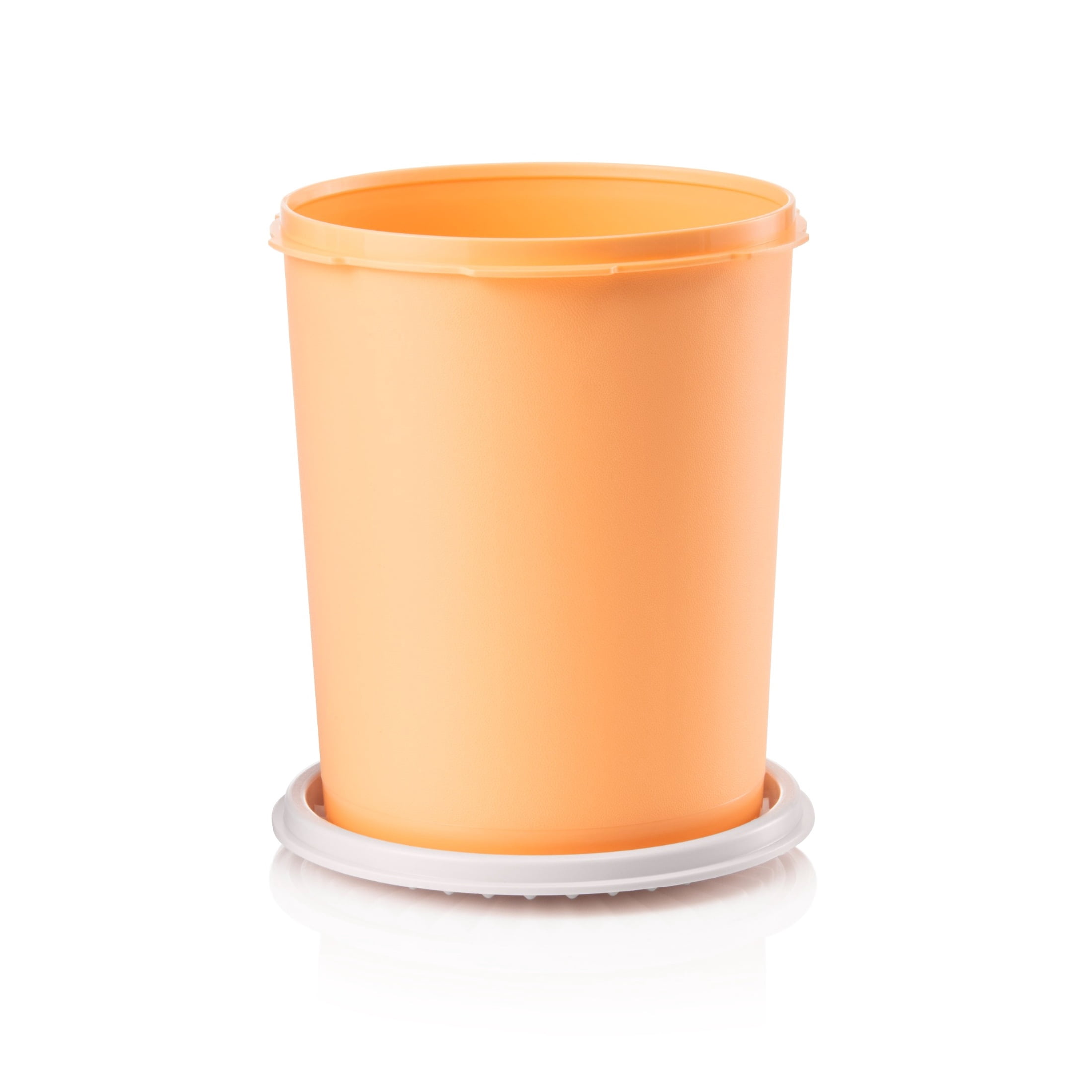 (3 pack) Tupperware Heritage 7-Cup Food Storage Canister with Lid, Peach