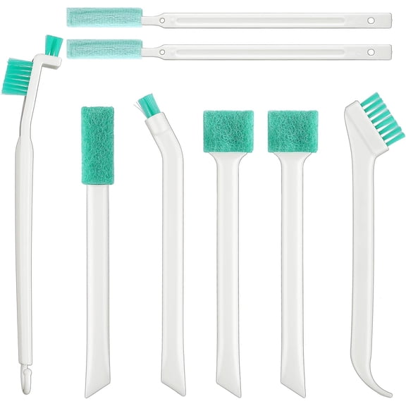 8pcs Small Household Cleaning Brushes, 6 Shapes Crevice Detail Cleaning Brushes, Bottle Cleaning Brush Mini Cleaning Tool For Window Grooves Track Keyboard And Gaps Corner Tight Space