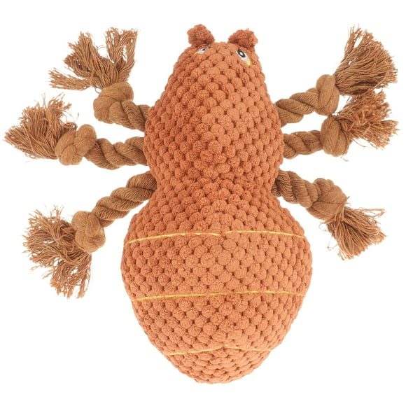 KAKOWELY Juguete de araña para perro de Halloween, juguete interactivo para perros, juguete masticable para cachorros, suministros para mascotas