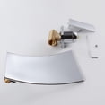 thumbnail image 4 of Grifo elegante en cascada, accesorio de baño montado en la pared con cuerpo de latón macizo resistente a la corrosión para una renovación lujosa del baño (disponible con agua fría y caliente), 4 of 5