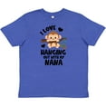 thumbnail image 3 of Inktastic Monkey I Love Hanging out with My Nana Youth T-Shirt, 3 of 5
