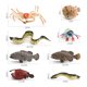 thumbnail image 3 of Juego de figuras de animales marinos realistas de 9 piezas de juguete de PVC para vida marina, 3 of 3