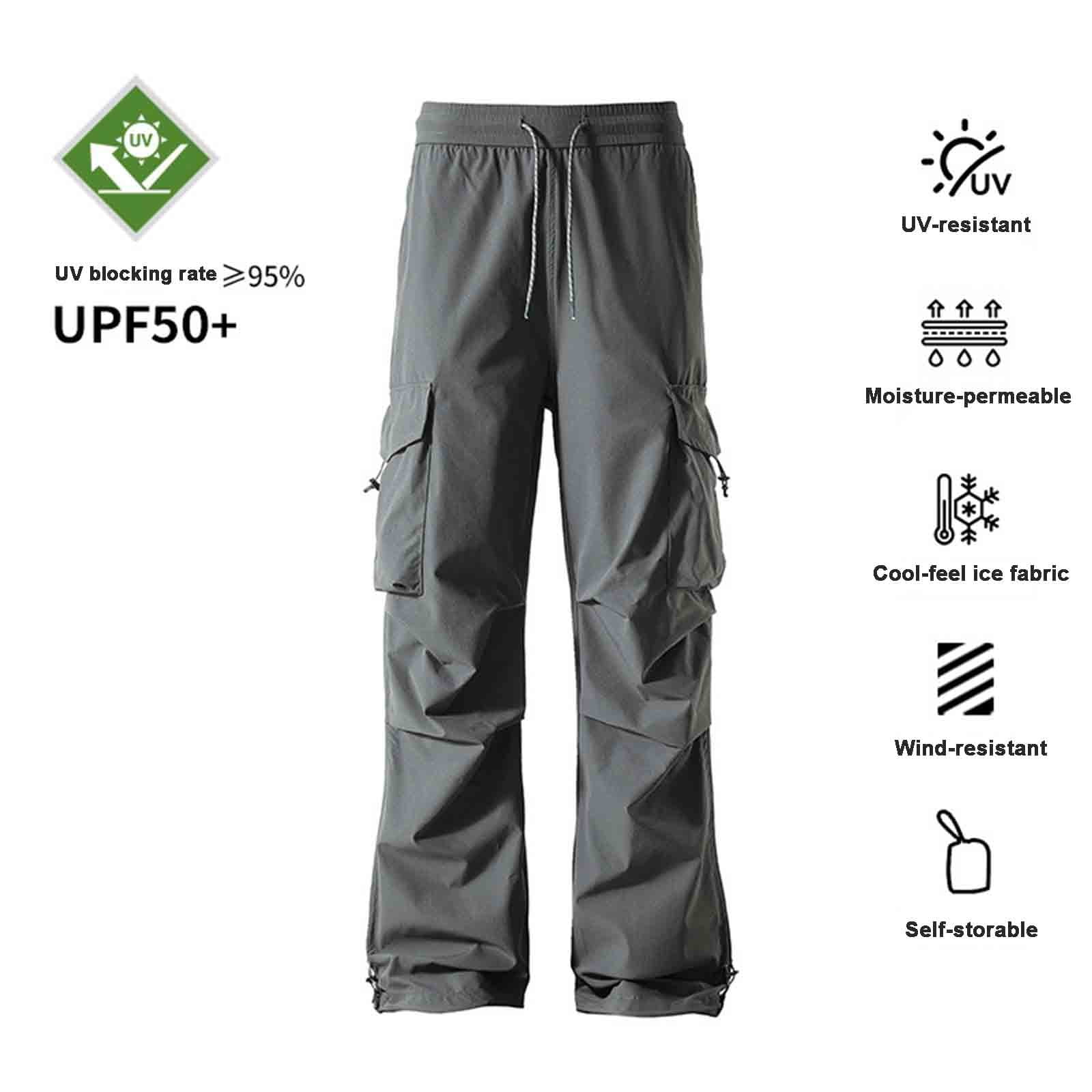 ZACPNCV Men's Construction Pants Field Pants Multi-Pocket