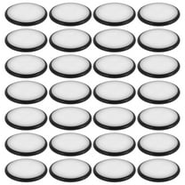 Hemoton 50pcs Rubber Tires For Rc Car Wheels 3 Hole Small Wheels Ideal For Diy Toy Car Miniature Dollhouse Accessories And Small Wheels For Toys 27mm