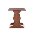 thumbnail image 3 of Linon Chelsea Farmhouse Dining Table, Walnut, 3 of 7