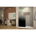 thumbnail image 2 of DreamLine Linea Ombre 34 in. W x 72 in. H Single Panel Frameless Shower Screen in Chrome, 2 of 4
