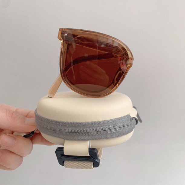 Typpkmm Portable Folding Sunglasses with Ultra and Lightweight UV