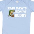 thumbnail image 4 of Inktastic Paw Paw's Fishing Buddy with White Text Boys Baby Bodysuit, 4 of 5