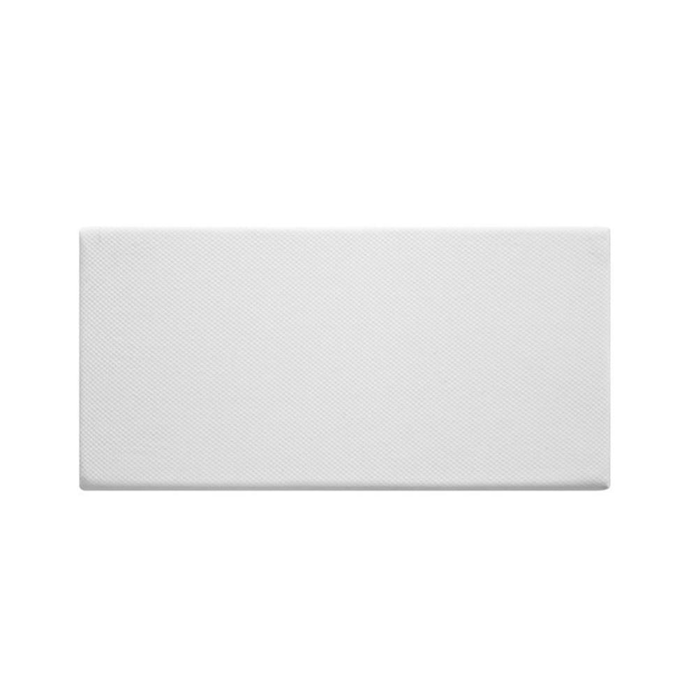 Pemberly Row 6" Modern Memory Foam Narrow Twin Mattress in White