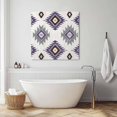 thumbnail image 3 of Purple Wall Art Painting on Canvas, Southwest Boho Abstract Gray Geometric Canvas Art Home Prints Wall Art Framed Modern Artwork for Living Room Bedroom Wall Decor 20x20in, 3 of 9